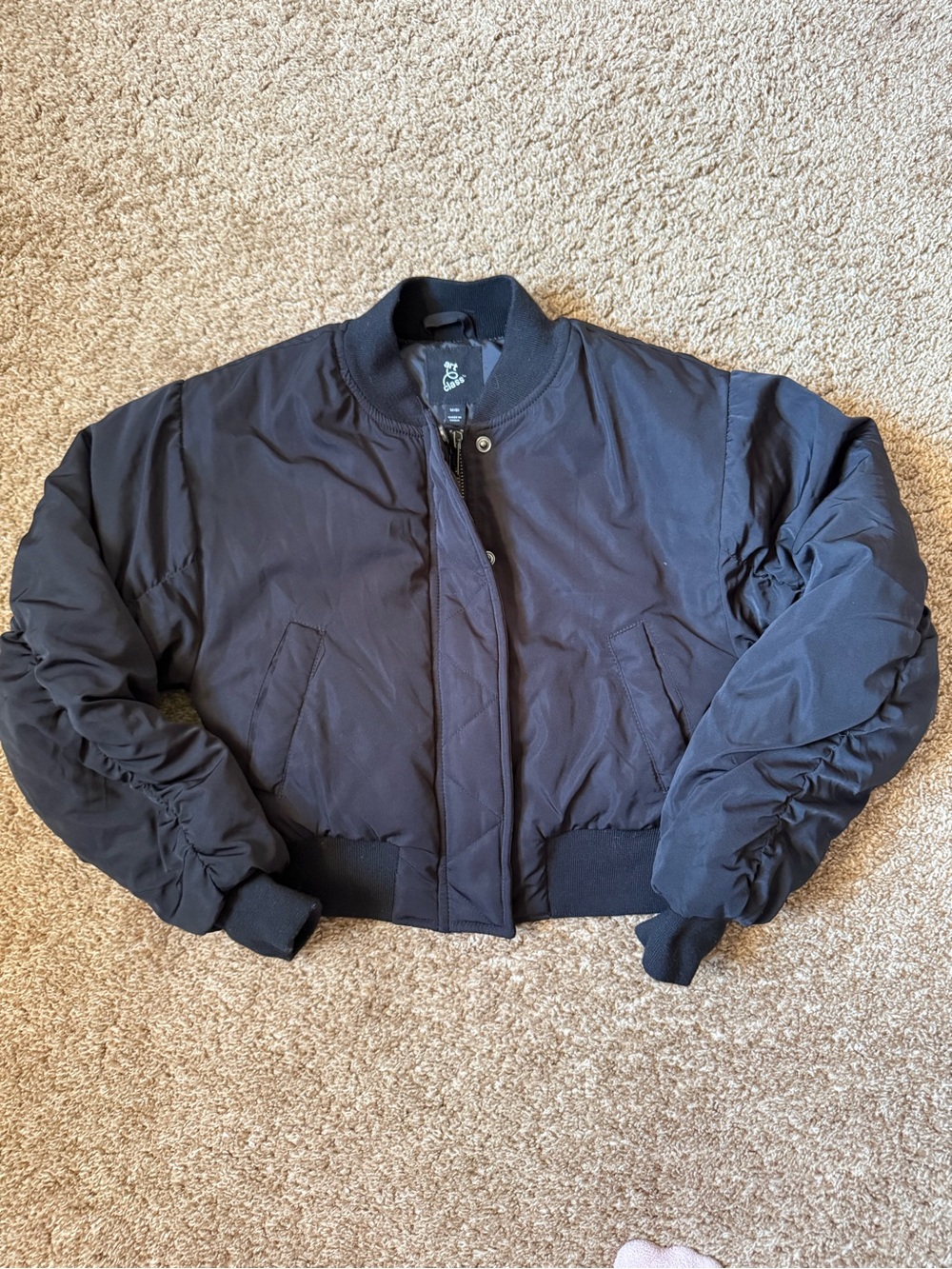 art class Girls' Cropped Padded Bomber Jacket